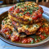 Baked Eggplant Parmesan with Panko