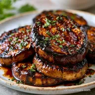 Balsamic Grilled Eggplant for 8 Servings