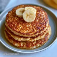 Banana Oatmeal Pancakes: Fluffy and Healthy