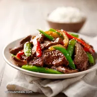 Black Pepper Beef Stir Fry