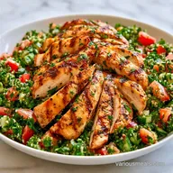 Chicken with Tabbouleh in 25 Minutes