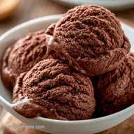 Chocolate Fudge Ice Cream with Maple Syrup
