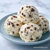 Chocolate Chip Ice Cream for 8 Servings
