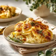Scalloped Potatoes with Creamy Garlic Sauce for 8 Servings