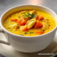 Mulligatawny Soup with Coconut Milk