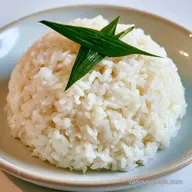 Coconut Rice with Coconut Milk: Fluffy