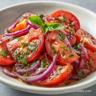 Fresh Tomato Salad Recipe in 10 Minutes