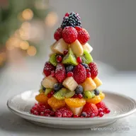 Fruit Christmas Tree Recipe for 15 Servings