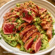 Grilled Ahi Tuna with Avocado in 13 Min