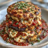Grilled Eggplant Parmesan for 4 Servings