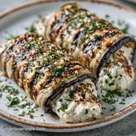 Grilled Eggplant Rollatini with Ricotta