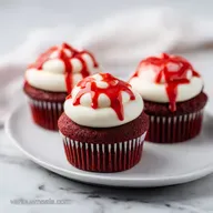 Halloween Red Velvet Cupcakes for 12