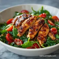 Healthy Chicken Tomato Salad in 20 Minutes