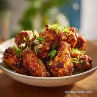 Honey Garlic Chicken Wings: Crispy Oven Baked for 4 Servings