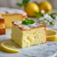 Lemon Magic Cake Recipe: Custard Baked