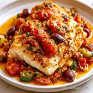 Mediterranean Baked White Fish in 20 Min