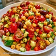 Mediterranean Chopped Salad in 15 Minutes