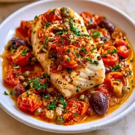 Mediterranean Cod Fish Recipe for 4
