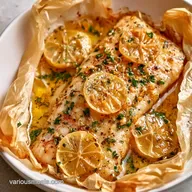 Mediterranean Fish En Papillote with Lemon