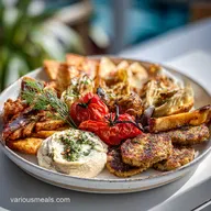 Mediterranean Mezze Platter Flavor: 30 Min