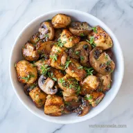 Mushroom Chicken Bites in 20 Minutes