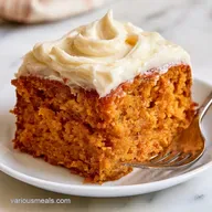 Pumpkin Dream Cake for 12 Servings