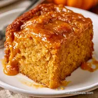 Pumpkin Gooey Butter Cake with Cake Mix