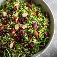 Quinoa Arugula Salad with Chickpeas