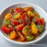 Raw Garden Tomato Salad in 20 Minutes
