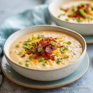 Slow Cooker Baked Potato Soup: Creamy and Savory