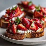 Strawberry Ricotta Bruschetta Recipe