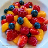 Summer Peach Fruit Salad in 15 Minutes