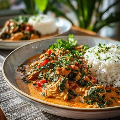 African Chicken Peanut Stew with Sweet Potato