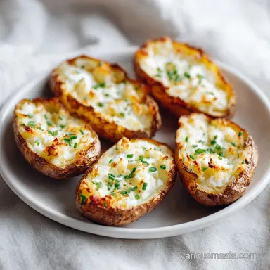 Air Fryer Potato Skins for 4 Servings: Crispy and Loaded