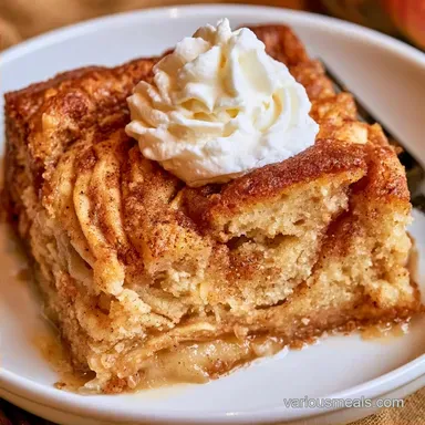 Apple Cake With Whipped Cream in 50 Min