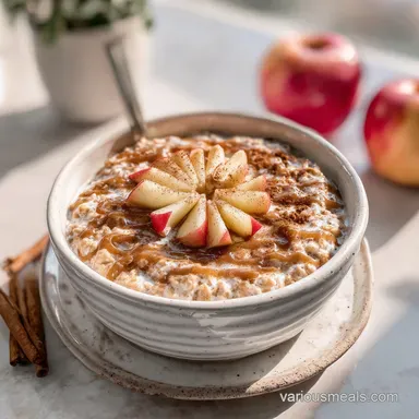 Apple Cinnamon Oatmeal: Silky Oats in 20 Minutes Recipe Card