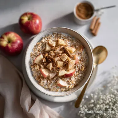 Apple Cinnamon Oatmeal: Silky Oats in 20 Minutes