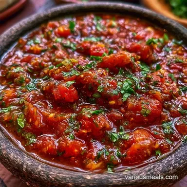 Salsa Roja in 25 Minutes