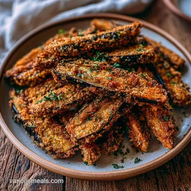 Crispy Baked Eggplant Fries