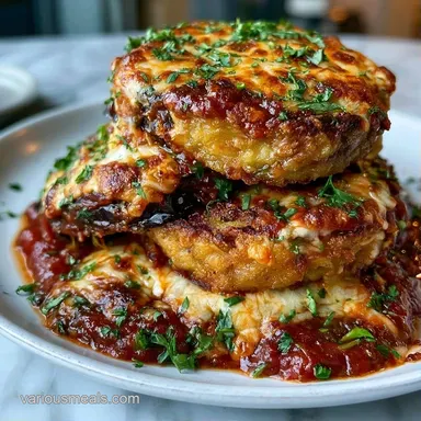 Baked Eggplant Parmesan with Panko Recipe Card
