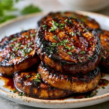 Balsamic Grilled Eggplant for 8 Servings