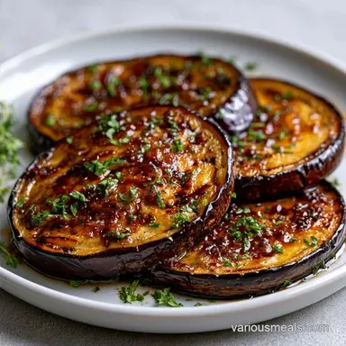 Balsamic Roasted Eggplant in 30 Minutes