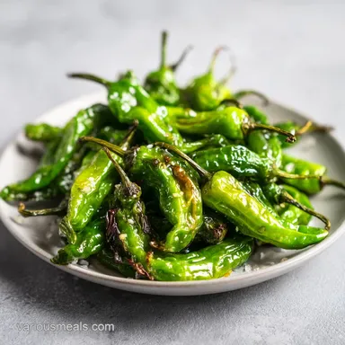 Shishito Peppers in 10 Minutes: Blistered Japanese Style Recipe Card