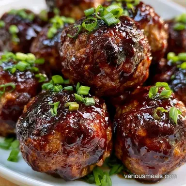 Bourbon Glaze for Meatballs in 35 Minutes Recipe Card