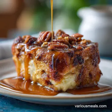 Bread Pudding Recipe with Brioche for 10 Servings