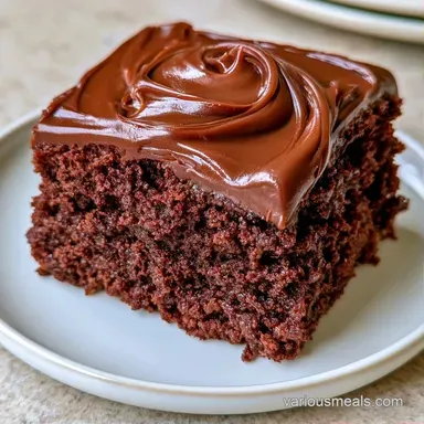 Chocolate Harvest Cake for 12 Slices Recipe Card