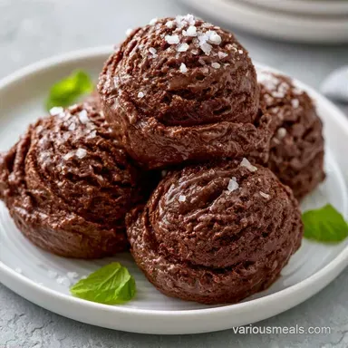Chocolate Protein Ice Cream with Yogurt Recipe Card