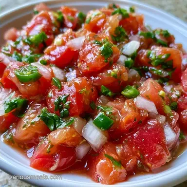 Tomato Salsa in 10 Minutes