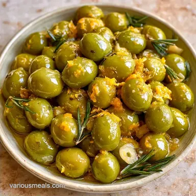 Citrus Marinated Olives in 10 Minutes
