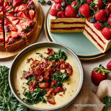 7 Easy Potato Soup and Strawberry Dessert Recipes